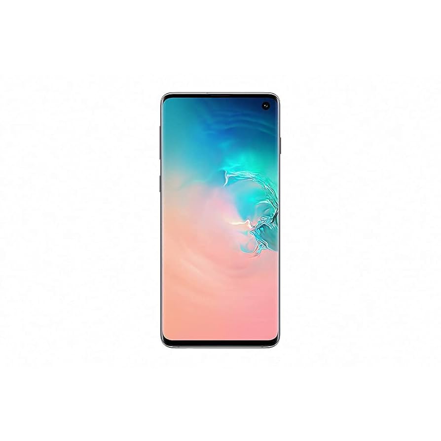 【one bird】Galaxy S10 Prism White Samsung Galaxy S10 128GB Unlocked Renewed - Premium White Model